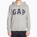 Men's GAP XLS FT Arch FZ HD sweatshirt b10 grey heather 2