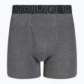 Under Armour Perf Cotton men's briefs 6" 3 pcs carbon black/galaxy black 2