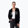 Women's GAP French Fullzip Logo Hoodie true black