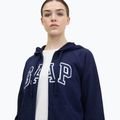 Women's GAP French Fullzip Logo Hoodie navy 4