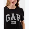 Women's GAP Logo Slub Tee black 4