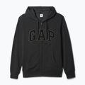 Men's GAP Heritage French Terry Fullzip Logo sweatshirt charcoal heather grey 5