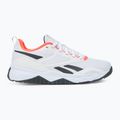Men's Reebok NFX training shoes cloud white/core black/orange flare 2