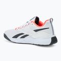 Men's Reebok NFX training shoes cloud white/core black/orange flare 3