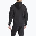 Men's Reebok Identity SL Fleece FZ sweatshirt black/white/vector red 3