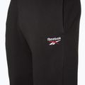 Reebok Identity Small Logo Fleece Jogger trousers black/white/vector red 3