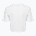 Women's T-shirt Reebok Identity Big Logo Crop Tee white/coral/blue 2