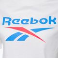 Women's T-shirt Reebok Identity Big Logo Crop Tee white/coral/blue 3