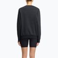 Women's Reebok Identity Big Logo Fleece Crew black/purple rave/electric amber sweatshirt 3