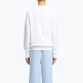 Women's Reebok Identity Big Logo Fleece Crew white/coral/blue sweatshirt 3
