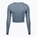 Women's training longsleeve Reebok RBK Lab Seamless Crop upgrade blue 2