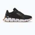 Women's Reebok Zig Dynamica STR black/white/silver metallic running shoes 8