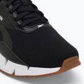 Women's Reebok Zig Dynamica STR black/white/silver metallic running shoes 7