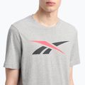 Men's T-shirt Reebok Gs Vector Tee medium grey heather/vector red 4