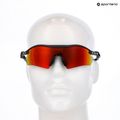 Oakley Radar Plate matte carbon/prizm ruby sunglasses 9
