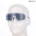 Endura Gabbro II 2 white/smoke tint/flash mirror sunglasses 4