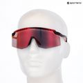 Sunglasses UVEX Pace Stage black matt/mirror red 7