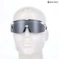Sunglasses UVEX Pace Stage Small white matt/mirror silver 7