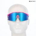 Sunglasses UVEX Flowline pink matt/mirror blue 7