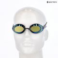 TYR Vecta Racing Mirrored swimming goggles gold/black/black 3