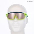 Nike Show X Rush matte volt/chrome mirror sunglasses 9