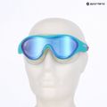 Children's swim goggles arena The One Mirror Jr blue/water/violet 9