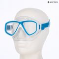 Diving mask Mares Puffer aqua white/clear 3