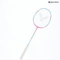 Badminton racket VICTOR DriveX 6SP QM fluorescent rose-red/light blue 5