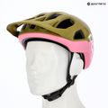 Bike helmet POC Cularis olivine green matt/thulite pink matt 15