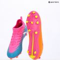 Children's football boots PUMA Ultra 6 Match FG/AG Jr poison pink/puma wht/sun stream/bright aqua/puma blk 17