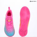 Children's football boots PUMA Future 9 Play IT Jr poison pink/puma wht/sun stream/bright aqua/puma blk 17