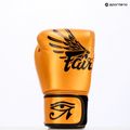 Fairtex Universal "Tight-Fit" Design Falcon gold boxing gloves 6