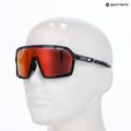Endura Pro SL grey/black/red revo smoke/clear silver flash mirror/amber sunglasses 8