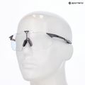 Sunglasses 100% Hypercraft SQ gloss light grey/rose gold mirror photochromic 7