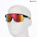 Red Bull SPECT Dakota black/brown with pink yellow mirror sunglasses 6