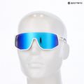 Red Bull SPECT Dash white/smoke with blue mirror sunglasses 6