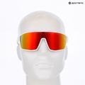 Red Bull SPECT Daft white/brown with orange mirror sunglasses 4