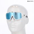 Bliz Fusion Small matt white/brown/blue multi sunglasses 8
