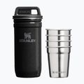 Travell glasses Stanley Pre-Party 60 ml 4 pack Hammertone Black