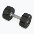 Chrome dumbbell Nike Strength Pro Urethane Dumbbell 12 kg black/white