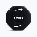 Chrome dumbbell Nike Strength Pro Urethane Dumbbell 12 kg black/white 7