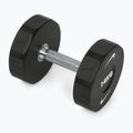 Chrome dumbbell Nike Strength Pro Urethane Dumbbell 14 kg black/white