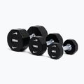 Chrome dumbbell Nike Strength Pro Urethane Dumbbell 14 kg black/white 5