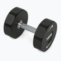 Chrome dumbbell Nike Strength Pro Urethane Dumbbell 16 kg black/white