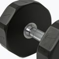 Chrome dumbbell Nike Strength Pro Urethane Dumbbell 16 kg black/white 4