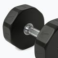Chrome dumbbell Nike Strength Pro Urethane Dumbbell 18 kg black/white 4