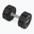 Chrome dumbbell Nike Strength Pro Urethane Dumbbell 22 kg black/white