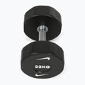 Chrome dumbbell Nike Strength Pro Urethane Dumbbell 22 kg black/white 2