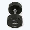 Chrome dumbbell Nike Strength Pro Urethane Dumbbell 24 kg black/white 2
