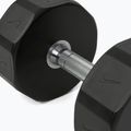 Chrome dumbbell Nike Strength Pro Urethane Dumbbell 24 kg black/white 4